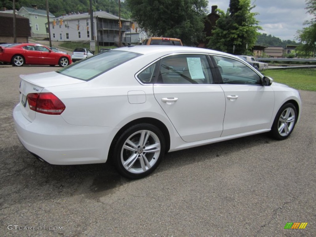 2013 Passat V6 SE - Candy White / Cornsilk Beige photo #8