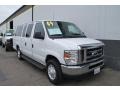 Oxford White - E Series Van E350 Super Duty XLT Extended Passenger Photo No. 1