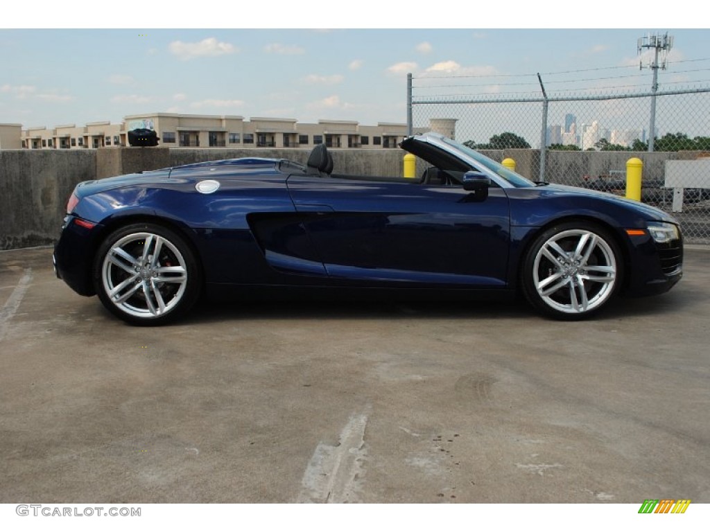 Estoril Blue Crystal Effect 2014 Audi R8 Spyder V8 Exterior Photo #82050650