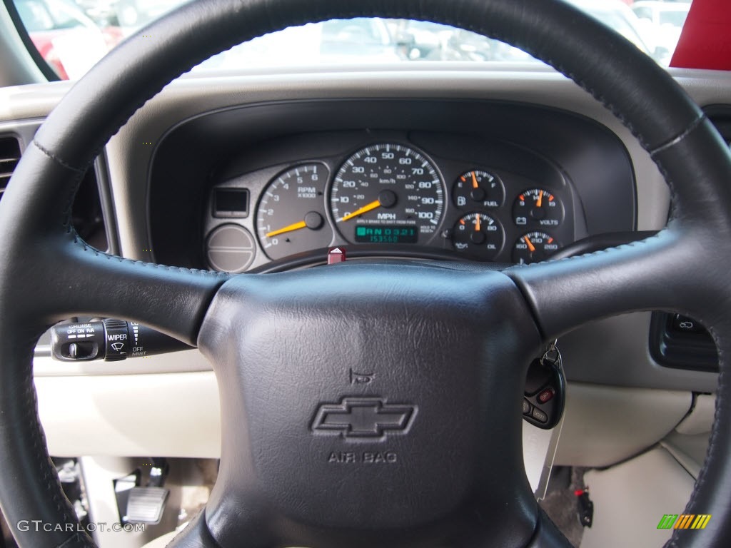 2001 Tahoe LS - Onyx Black / Tan/Neutral photo #20