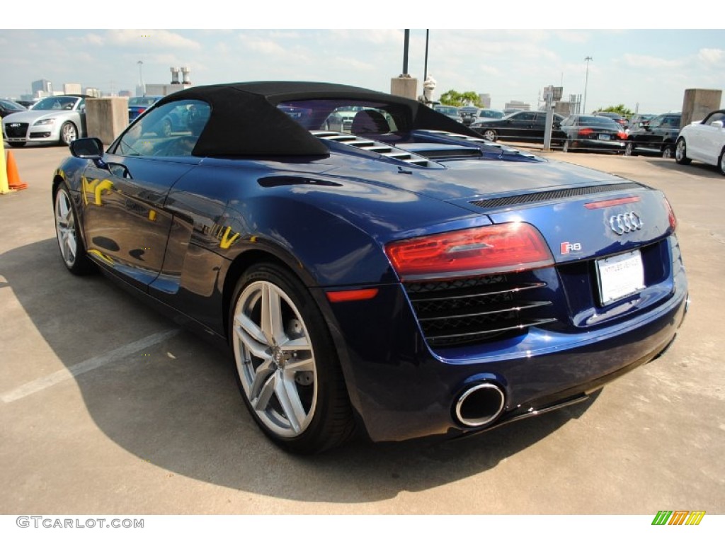 Estoril Blue Crystal Effect 2014 Audi R8 Spyder V8 Exterior Photo #82050759