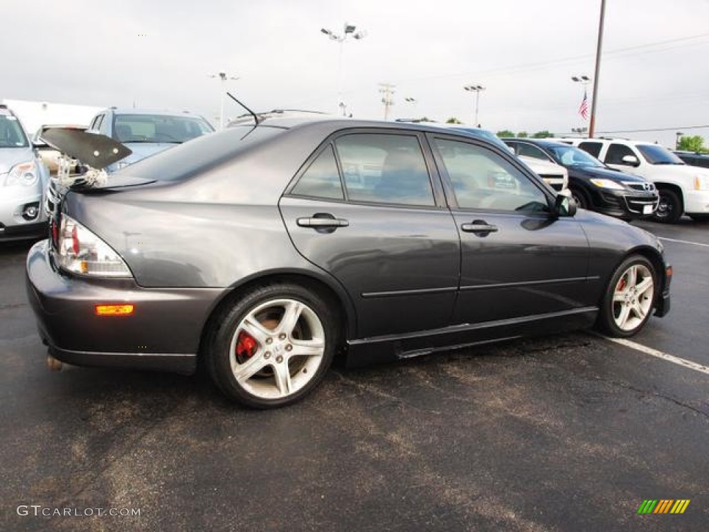 2001 IS 300 - Graphite Gray Pearl / Black photo #3