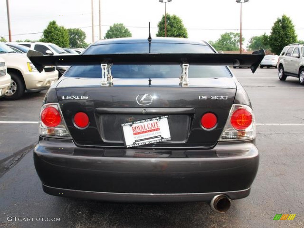 2001 IS 300 - Graphite Gray Pearl / Black photo #4