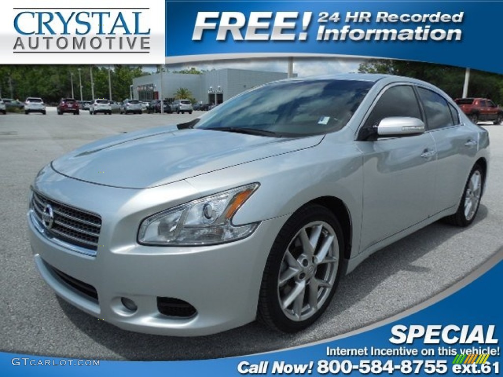 2010 Maxima 3.5 SV Sport - Radiant Silver / Charcoal photo #1