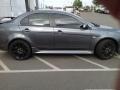 2011 Graphite Gray Pearl Mitsubishi Lancer GTS  photo #2