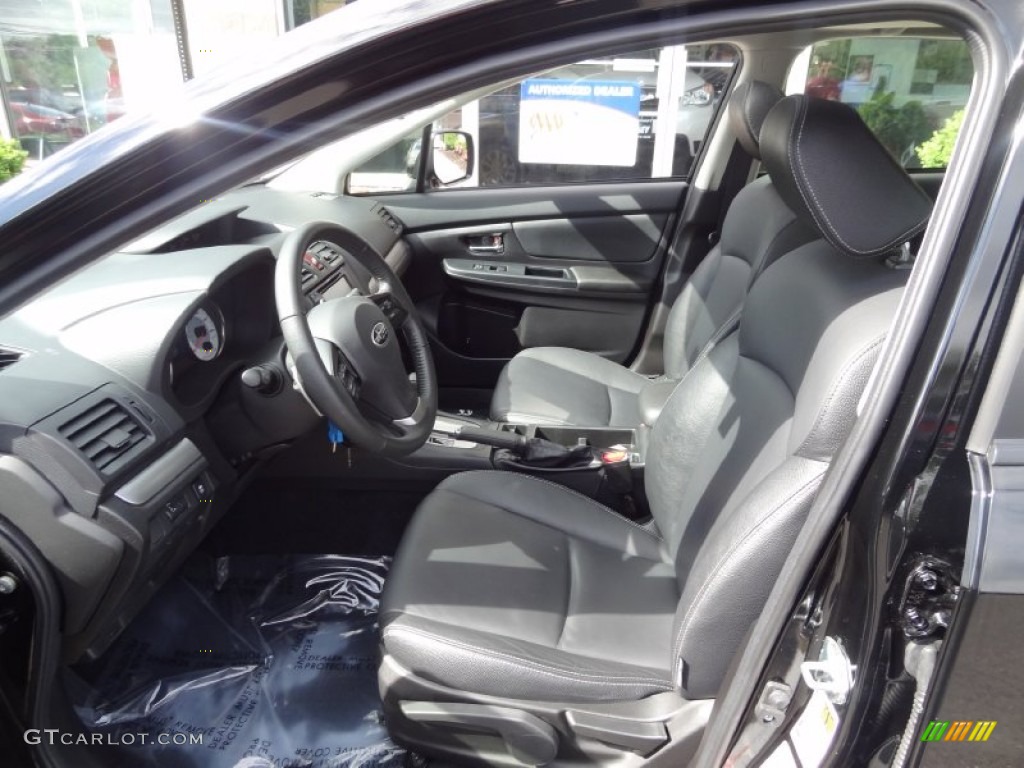 Black Interior 2012 Subaru Impreza 2.0i Sport Limited 5 Door Photo #82054728