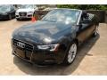 Brilliant Black - A5 2.0T quattro Cabriolet Photo No. 3