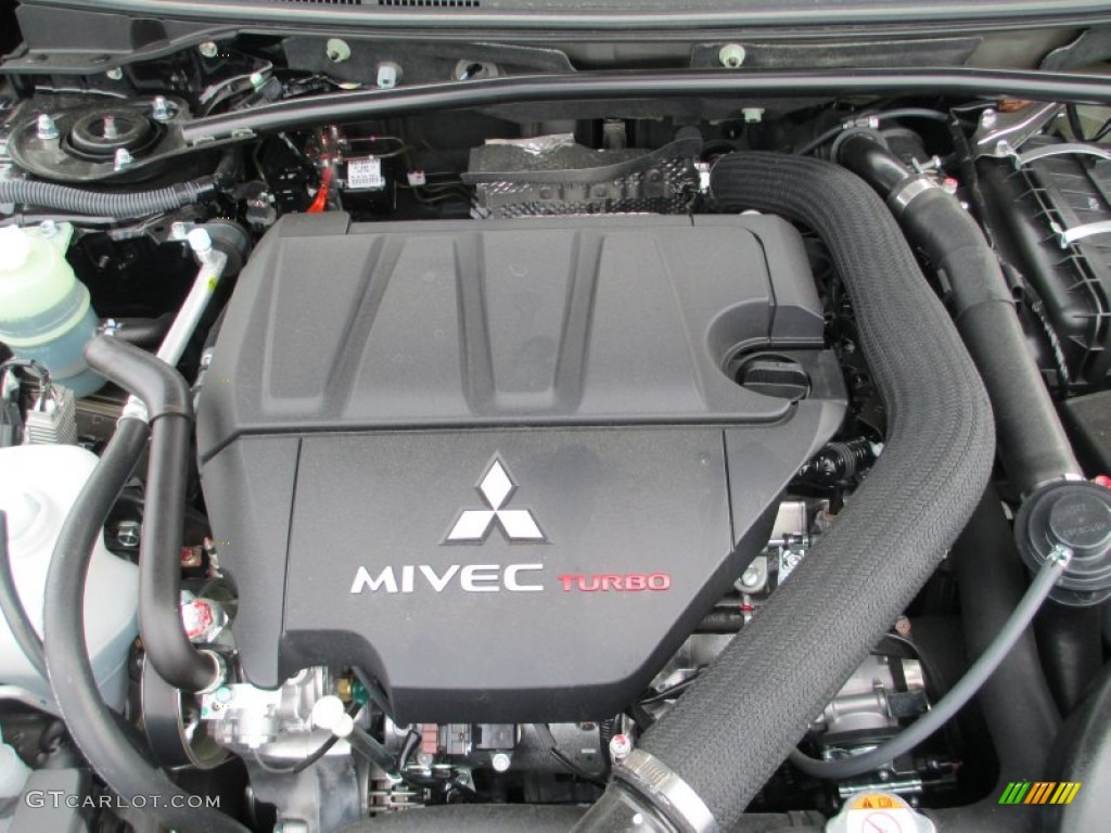 2013 Mitsubishi Lancer RALLIART AWC 2.0 Liter Turbocharged DOHC 16-Valve MIVEC 4 Cylinder Engine Photo #82056099