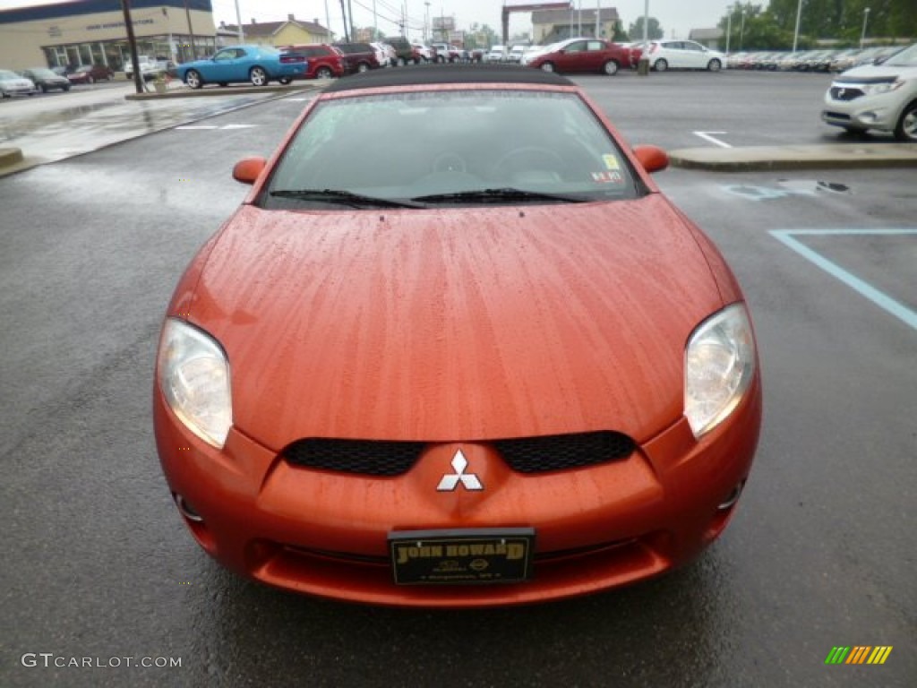 2008 Eclipse Spyder GS - Sunset Orange Pearlescent / Dark Charcoal photo #2