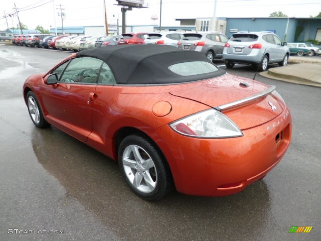 2008 Eclipse Spyder GS - Sunset Orange Pearlescent / Dark Charcoal photo #9