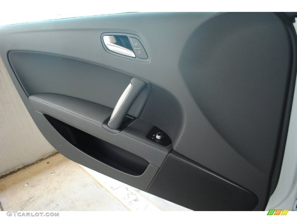 2013 Audi TT 2.0T quattro Coupe Black Door Panel Photo #82056720