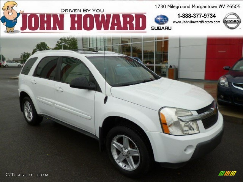 2005 Equinox LT AWD - Summit White / Light Cashmere photo #1