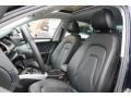 2010 Audi A4 Black Interior Front Seat Photo