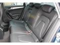 2010 Audi A4 Black Interior Rear Seat Photo