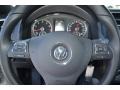 2010 Volkswagen Eos Titan Black Interior Steering Wheel Photo