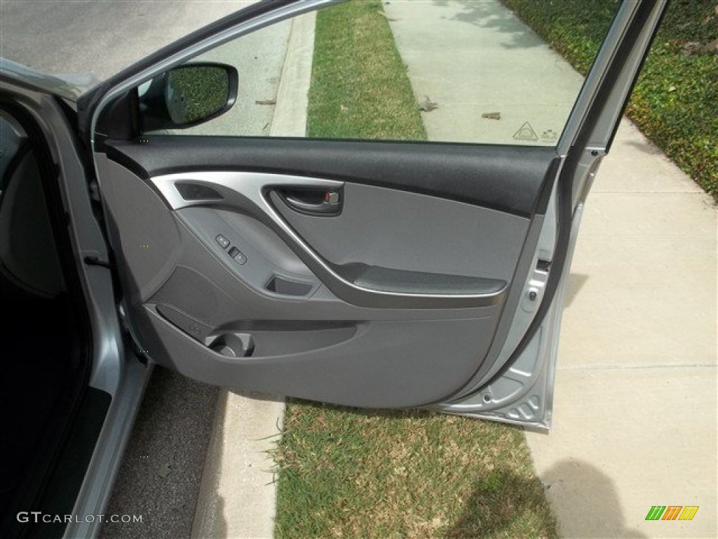 2012 Elantra GLS - Silver / Gray photo #9