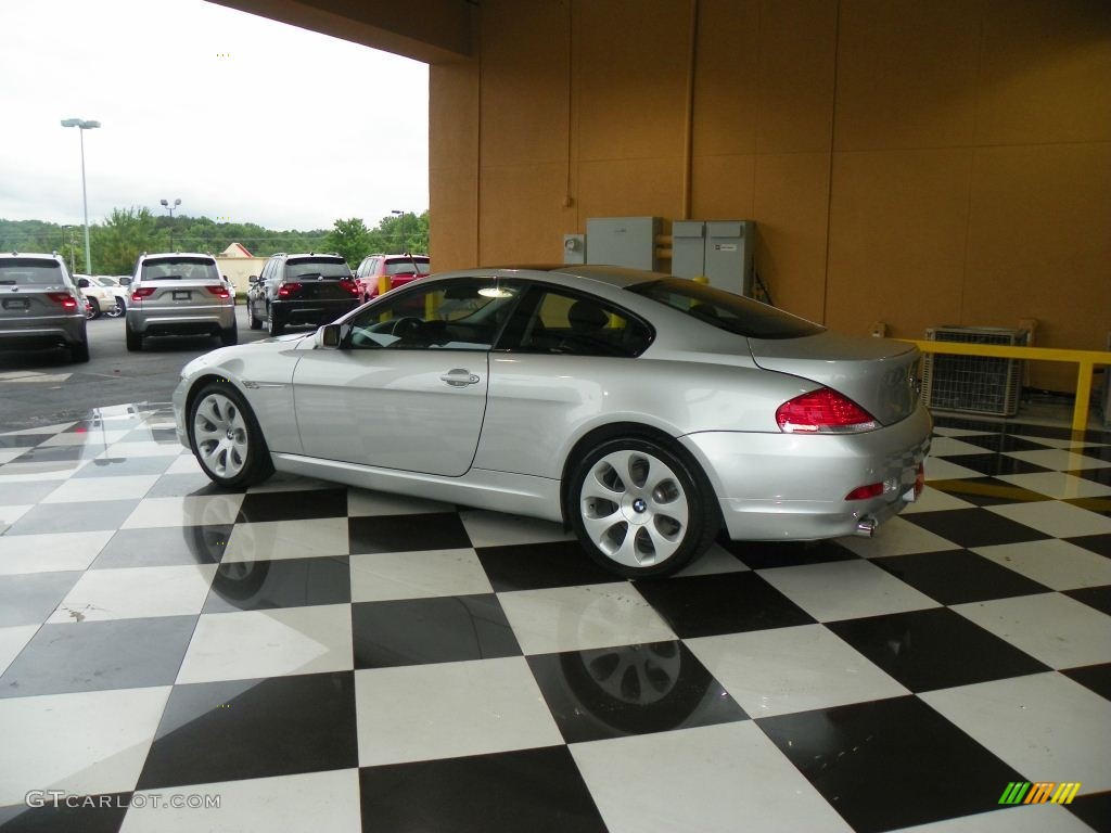 Titanium Silver Metallic 2005 BMW 6 Series 645i Coupe Exterior Photo #82058598