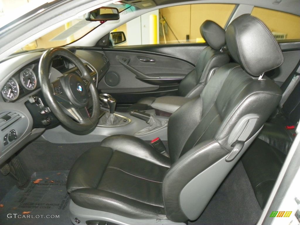 2005 BMW 6 Series 645i Coupe Front Seat Photo #82058737