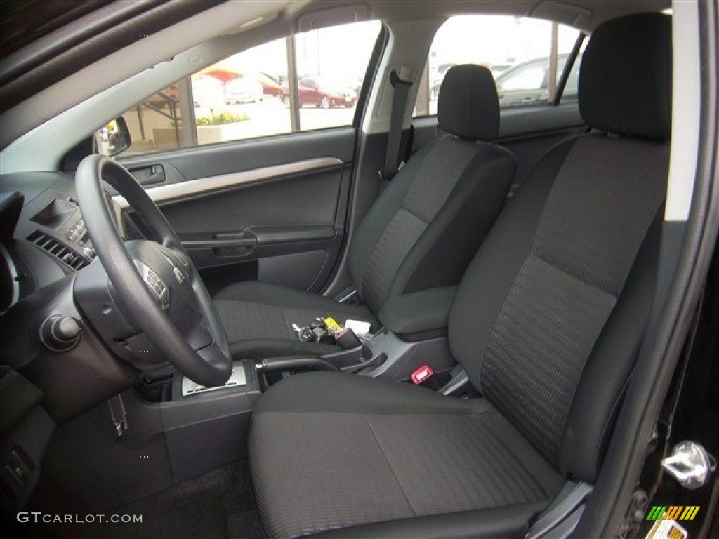 2013 Mitsubishi Lancer ES Front Seat Photo #82059025