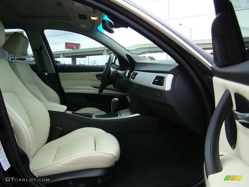 2007 3 Series 335i Sedan - Jet Black / Cream Beige photo #17