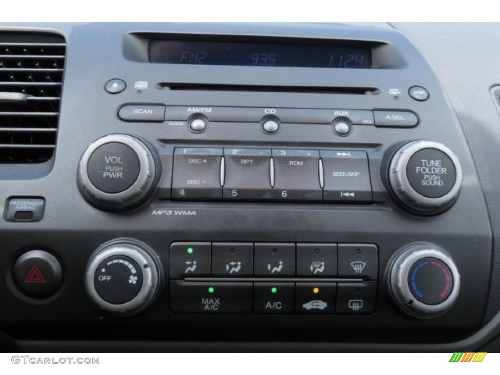 2010 Civic LX Coupe - Urban Titanium Metallic / Gray photo #3