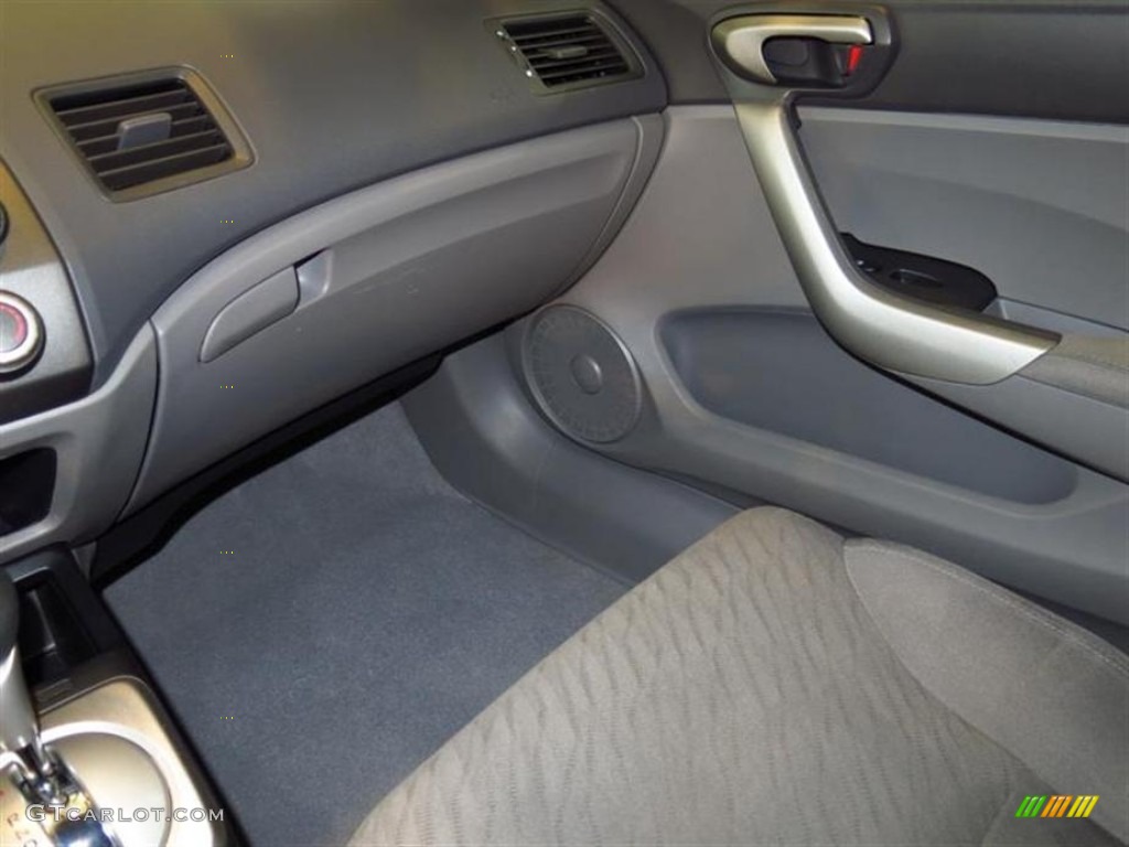 2010 Civic EX Coupe - Urban Titanium Metallic / Gray photo #14