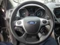 Charcoal Black 2013 Ford Escape SEL 2.0L EcoBoost Steering Wheel