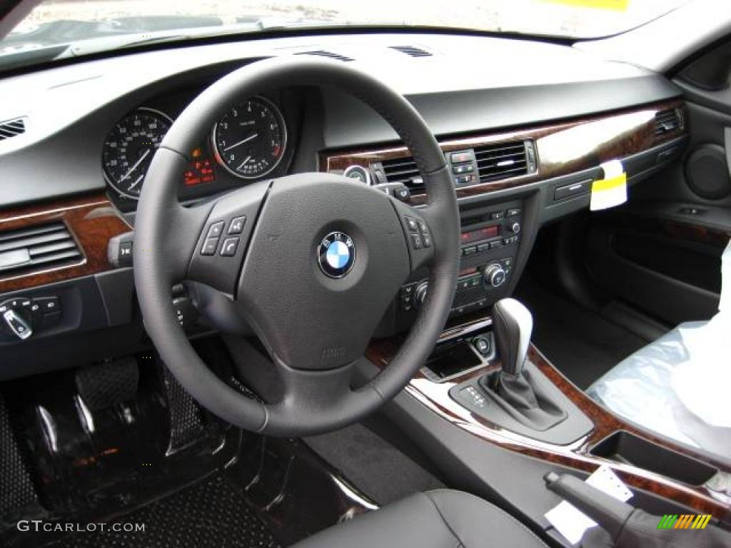 2009 3 Series 328xi Sedan - Black Sapphire Metallic / Black Dakota Leather photo #9