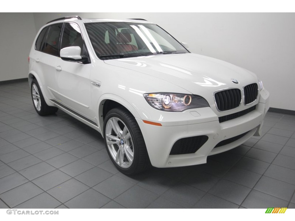 Alpine White BMW X5 M