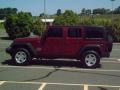 2011 Deep Cherry Red Jeep Wrangler Unlimited Sport 4x4  photo #2