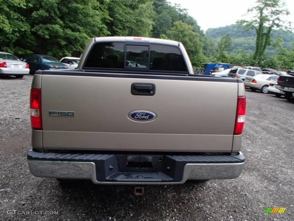 2004 F150 XLT SuperCrew 4x4 - Arizona Beige Metallic / Tan photo #7