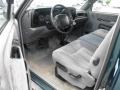 Mist Gray 1997 Dodge Ram 1500 Sport Extended Cab 4x4 Interior Color