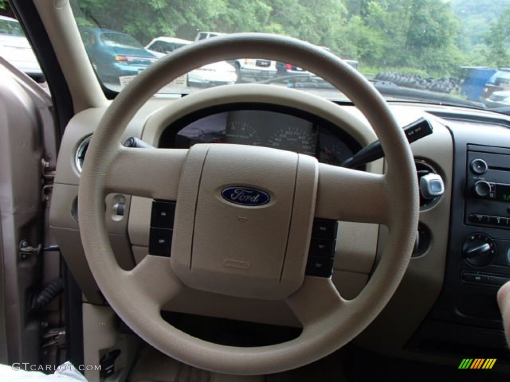 2004 F150 XLT SuperCrew 4x4 - Arizona Beige Metallic / Tan photo #19