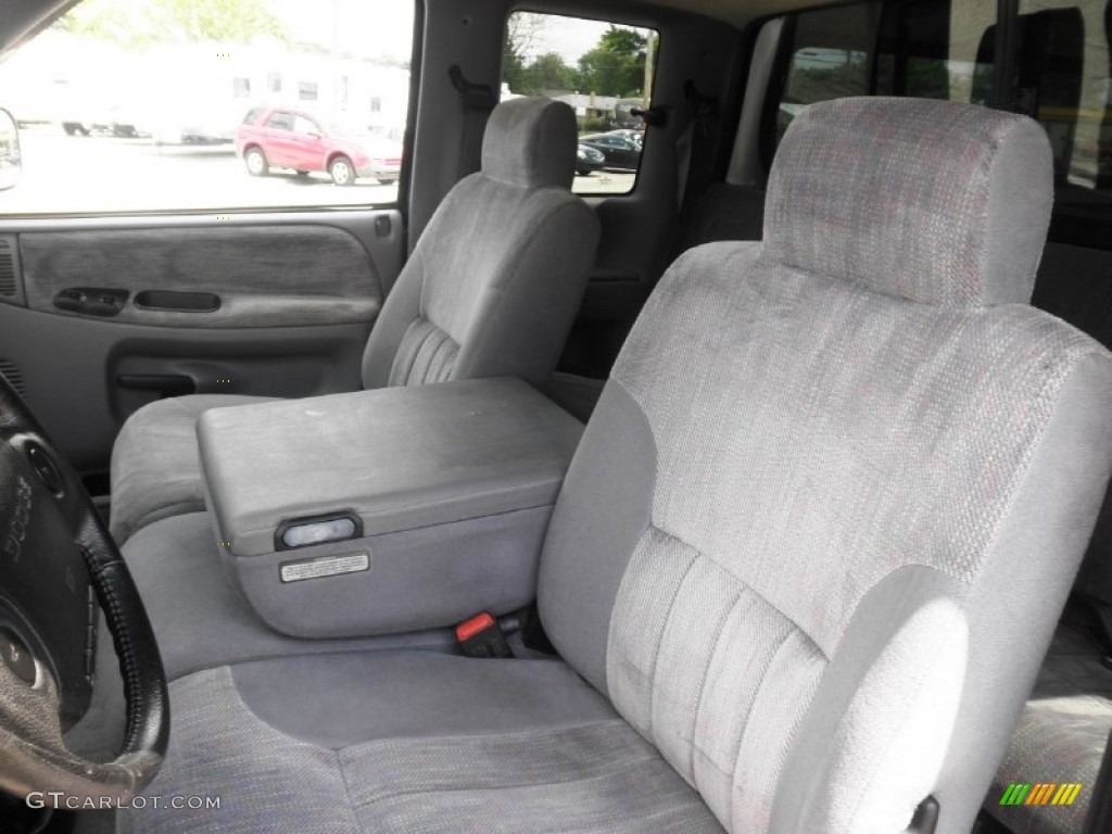 Mist Gray Interior 1997 Dodge Ram 1500 Sport Extended Cab 4x4 Photo #82064678
