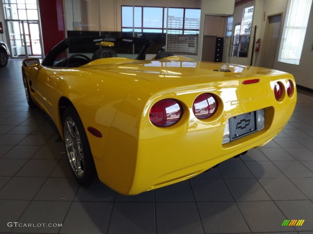 2000 Corvette Convertible - Millennium Yellow / Black photo #5