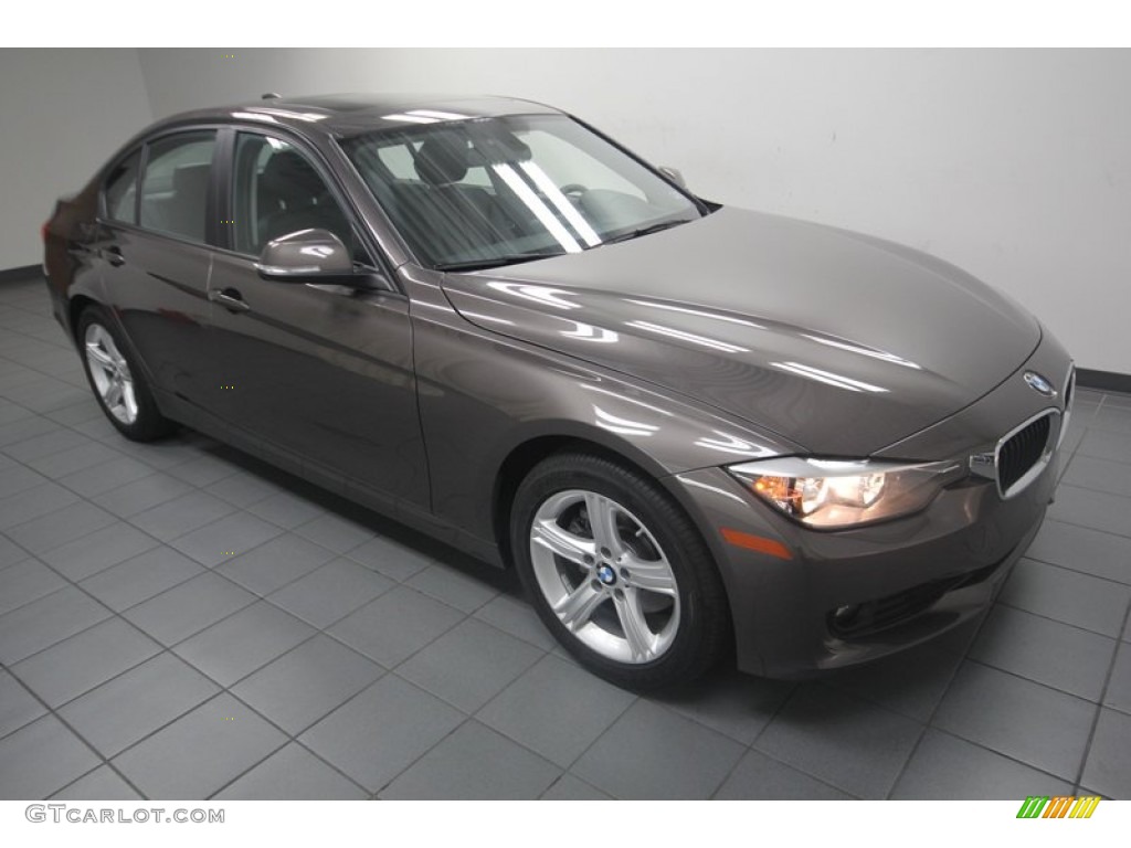 2012 3 Series 328i Sedan - Mojave Metallic / Black photo #44