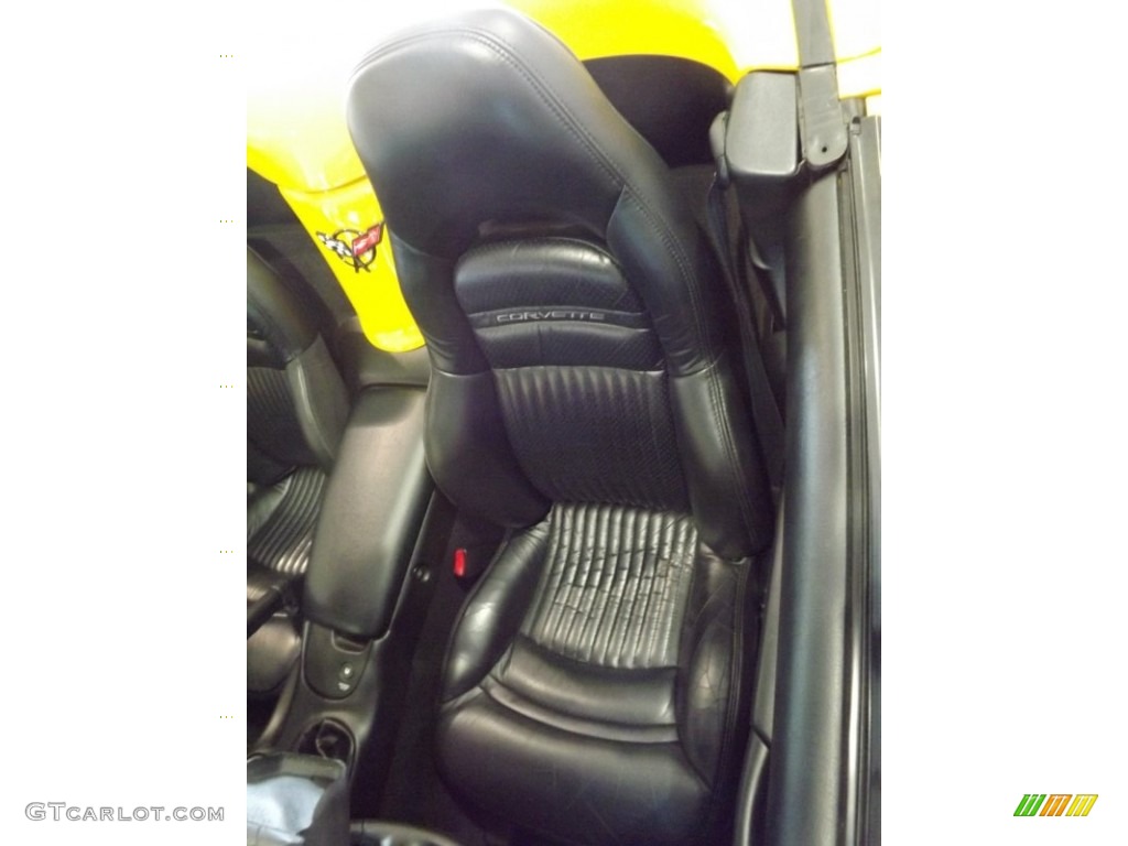 2000 Corvette Convertible - Millennium Yellow / Black photo #14