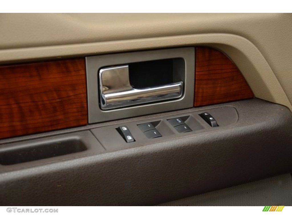 2010 F150 Lariat SuperCrew 4x4 - Lava Red Metallic / Sienna Brown Leather/Black photo #15