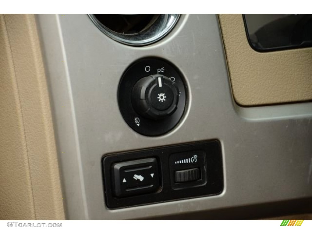 2010 F150 Lariat SuperCrew 4x4 - Lava Red Metallic / Sienna Brown Leather/Black photo #17