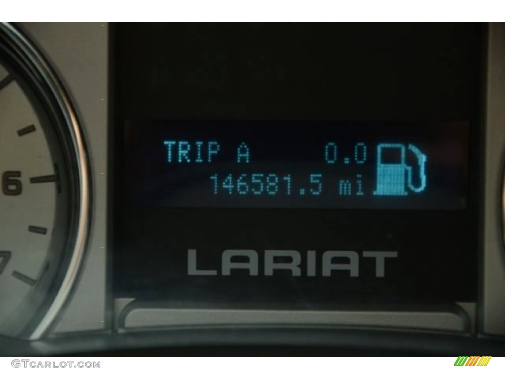 2010 F150 Lariat SuperCrew 4x4 - Lava Red Metallic / Sienna Brown Leather/Black photo #19
