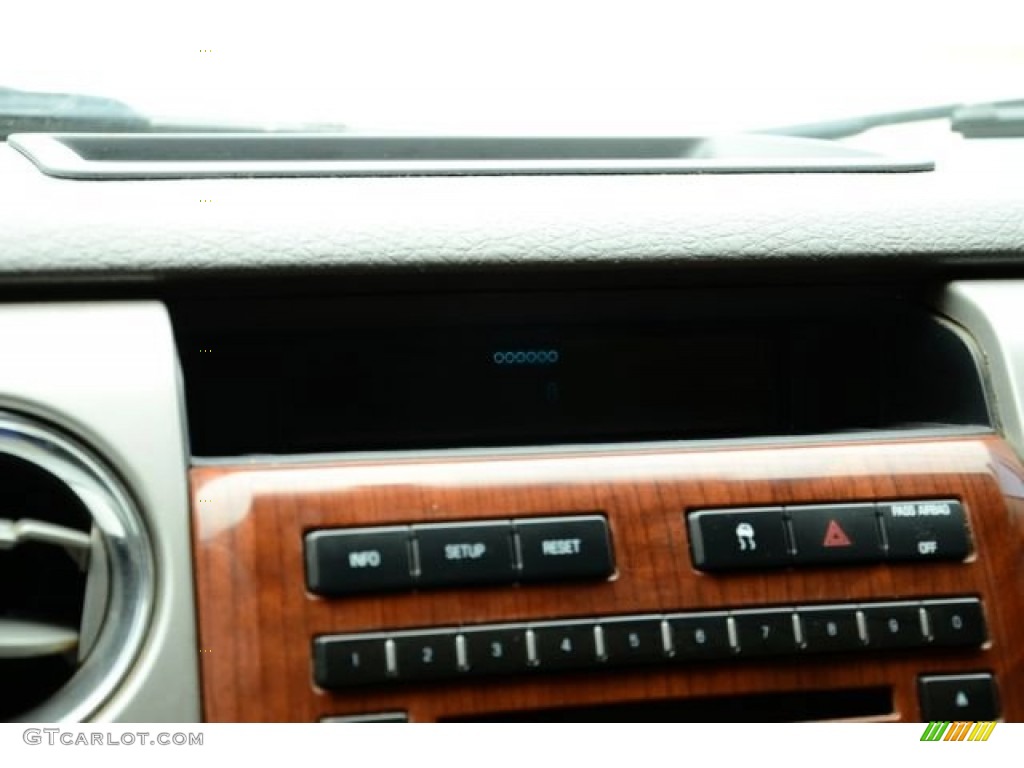 2010 F150 Lariat SuperCrew 4x4 - Lava Red Metallic / Sienna Brown Leather/Black photo #20