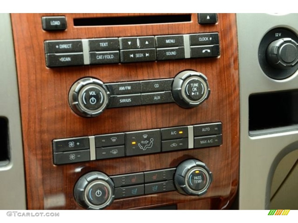 2010 F150 Lariat SuperCrew 4x4 - Lava Red Metallic / Sienna Brown Leather/Black photo #22