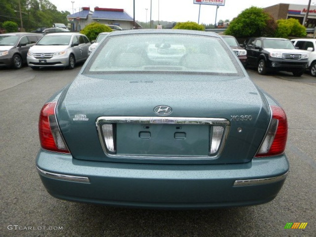 2004 XG350 Sedan - Celadon Green Metallic / Beige photo #4
