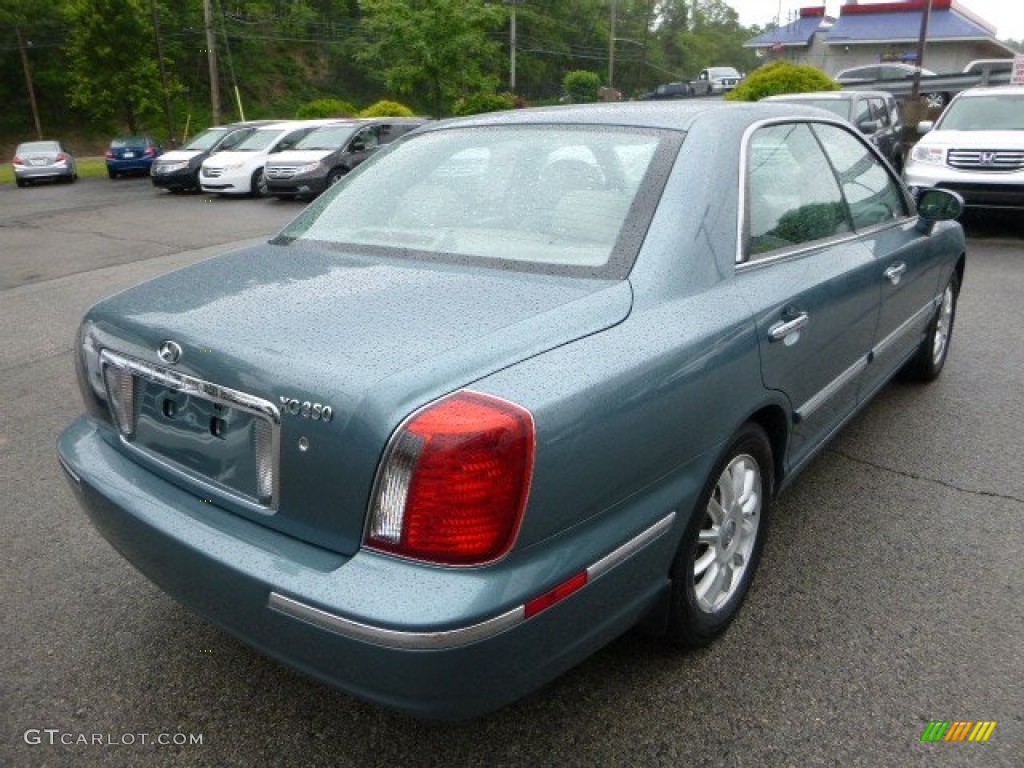 2004 XG350 Sedan - Celadon Green Metallic / Beige photo #5