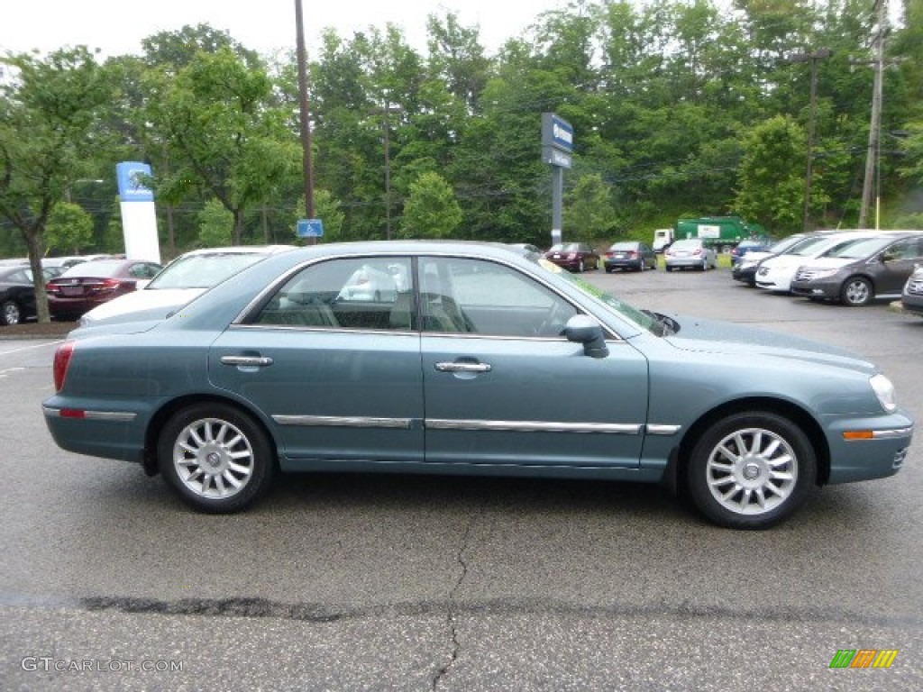 2004 XG350 Sedan - Celadon Green Metallic / Beige photo #6