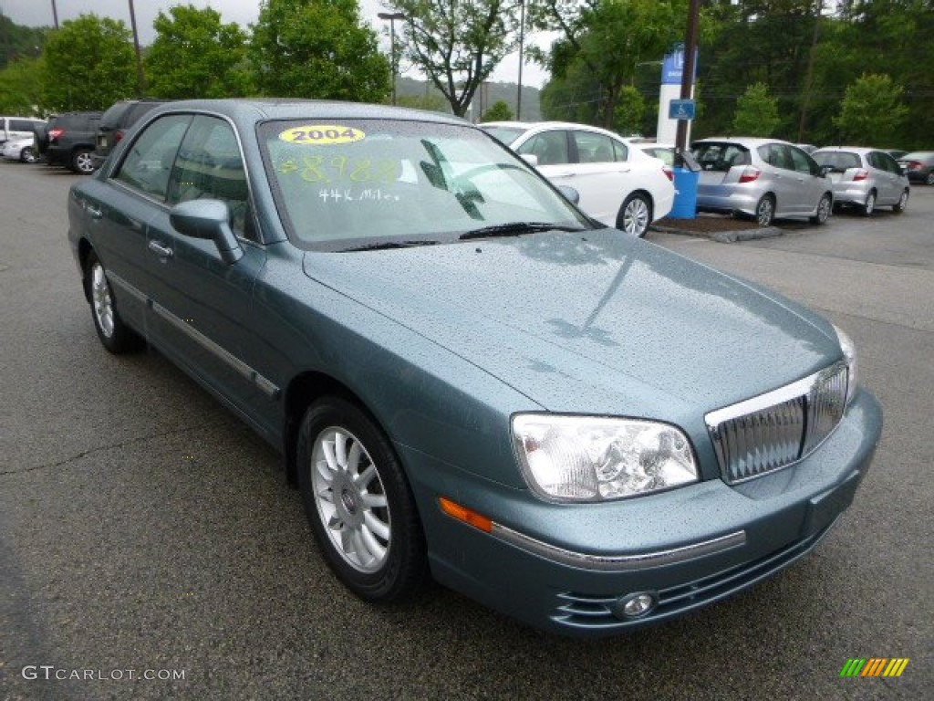 2004 XG350 Sedan - Celadon Green Metallic / Beige photo #7