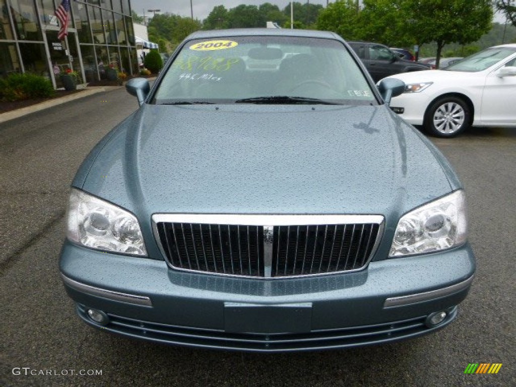 2004 XG350 Sedan - Celadon Green Metallic / Beige photo #8