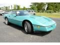 1990 Turquoise Metallic Chevrolet Corvette Coupe  photo #3
