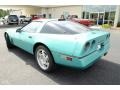 1990 Turquoise Metallic Chevrolet Corvette Coupe  photo #7