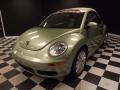 2008 Gecko Green Volkswagen New Beetle SE Convertible  photo #3